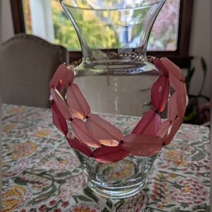 Pink Beaded Necklace